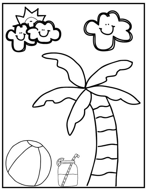 summer coloring pages  kids coloring pages etsy
