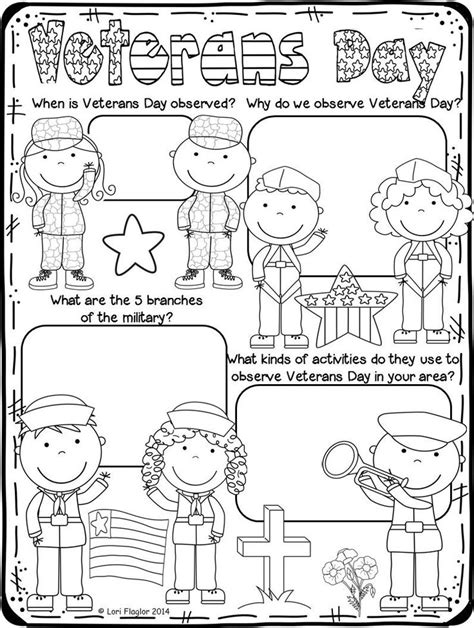 veterans day veterans day coloring page veterans day activities