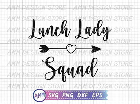 lunch lady svg lunch lady squad svg cafeteria lady svg cafeteria worker svg lunchroom helper