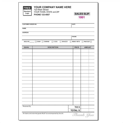 receipt book template   printable word excel  formats