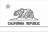 California Flag Coloring State Pages Kids Purplekittyyarns sketch template