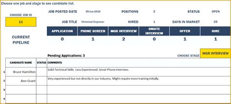 Recruitment Mis Report Sample In Excel ~ Excel Templates