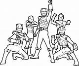 Rangers Fury Force sketch template
