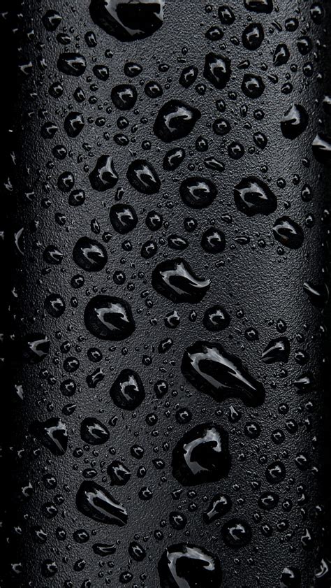 black raindrops dark droplets drops rain texture water wet hd