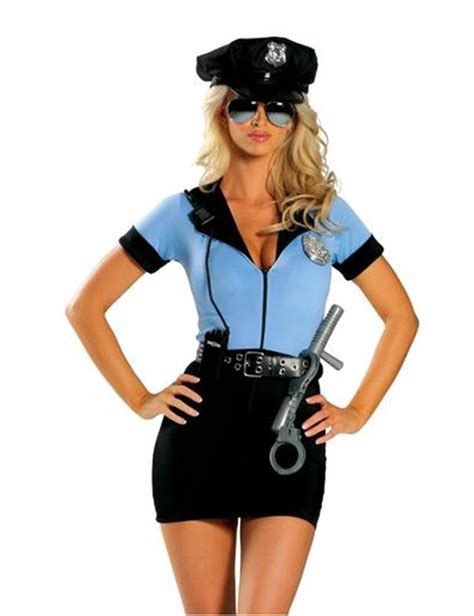 Wholesale Sexy Police Costume Female Police Uniform Style
