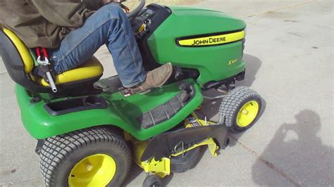 john deere  lawn tractor  mowing deck youtube