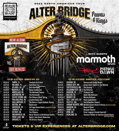 acclaimed rockers alter bridge announce  north american