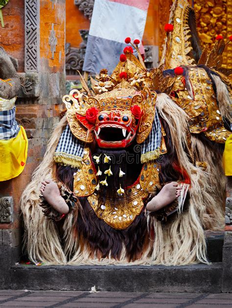 barong character in the mythology of bali indonesia