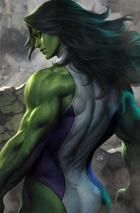 Artgerm🔜nycc 1654 On Twitter Here Is The Full Image Of My She Hulk