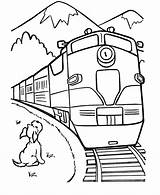 Train Drawings Coloring Printable Library Trains Clip Clipart sketch template