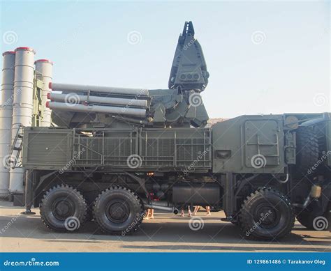 anti aircraft missile  artillery complex sa  editorial photo