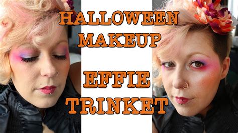 Halloween Makeup Effie Trinket Hunger Games Youtube