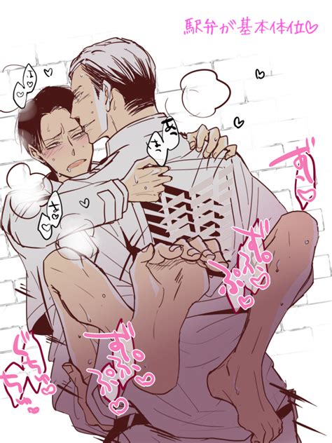 rule 34 attack on titan erwin smith gay levi male male only tagme