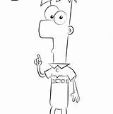Ferb Phineas Buford sketch template