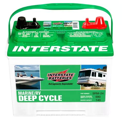 interstate batteries srm  marinerv deep cycle battery  price  dicks