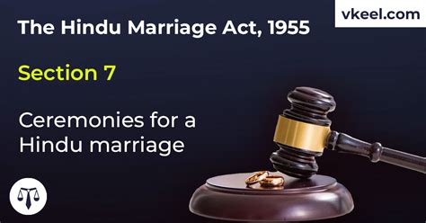 section  hindu marriage act  ceremonies   hindu marriage