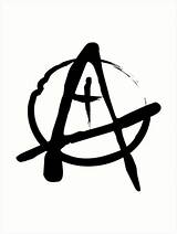 Anarchy Anarchist Freehand sketch template
