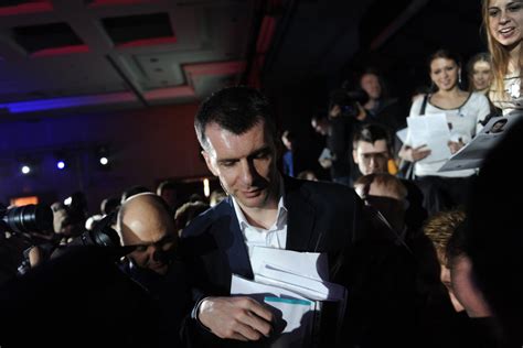 Prokhorov Is A New Kind Of Russian Candidate A Billionaire The New