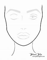 Makeup Face Template Drawing Printable Charts Chart Blank Make Female Sketch Mac Male Outline Vidalondon Templates Coloring Mugeek Faces Print sketch template