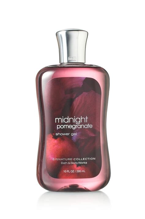 bath and body works midnight pomegranate® signature collection shower gel