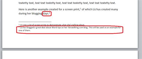 add footnotes   word document libroediting proofreading