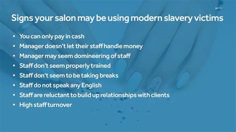 modern slavery nail salons using trafficked individuals bbc news