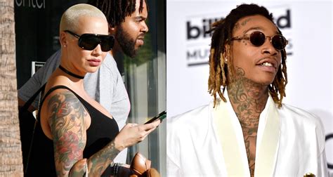 amber rose and wiz khalifa got into a twitter feud after she