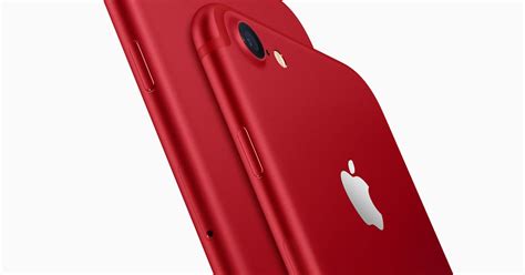 Apple Iphone 7 7 Plus Get A Red Special Edition Makeover Cnet