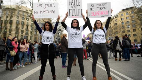 international women s day women strike protest around world