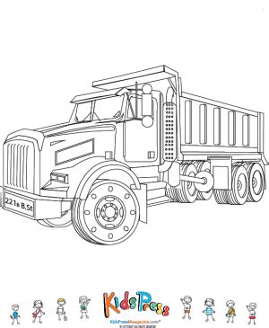 dump truck coloring page kidspressmagazinecom truck coloring page