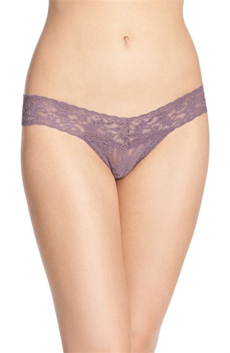 hanky panky signature lace low rise thong nordstrom
