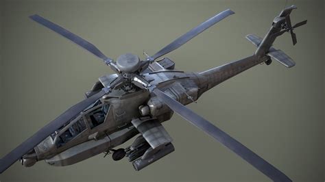 Ah 64d Apache Longbow Helicopter 3d Model By Mswoodvine