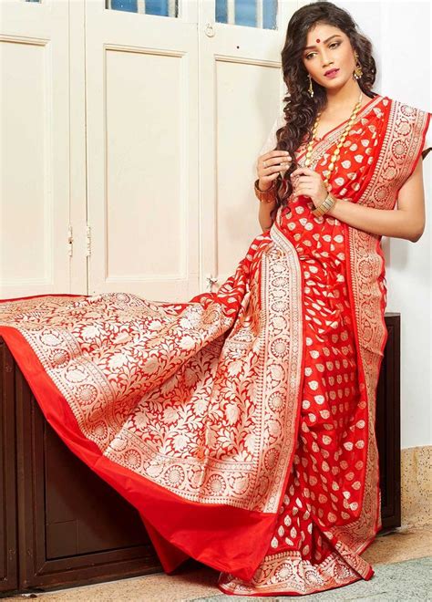 red benarasi saree with blouse isha things to wear sarees in 2019 red saree wedding
