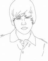 Bieber Coloring sketch template