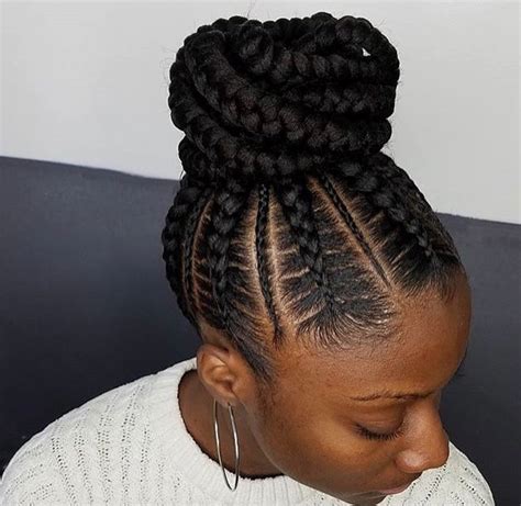 15 Braided Bun Hairstyles For Black Hair