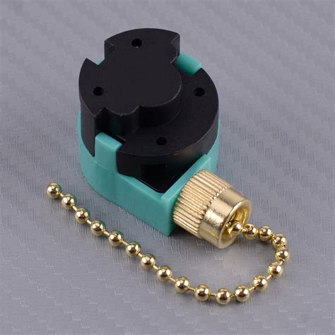 ze   speed ceiling fan pull chain switch replacement fit  hunter santa ebay