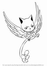Fairy Tail Carla Step Draw Drawing Anime Drawingtutorials101 Manga Learn Tutorials sketch template