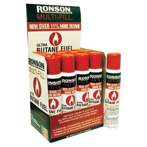 ronson butane gr cans cb distributors