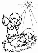 Jesus Baby Coloring Pages Printable sketch template