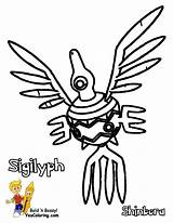 Coloring Pages Pokemon Sigilyph Jirachi Name Clipart Bossy Bold Comments Clipartmag Library Coloringhome sketch template