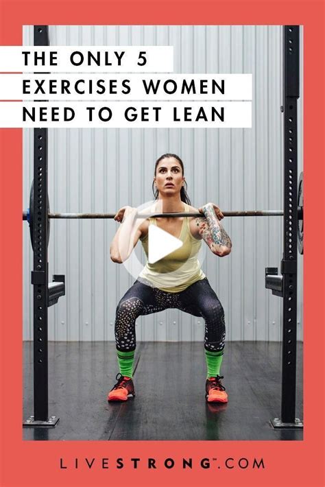 the only 5 exercises women need to get lean strength training for