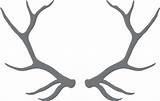 Antlers Pinclipart sketch template
