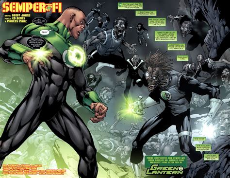 Green Lantern John Stewart Vs Black Lanterns Comicnewbies