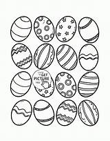 Easter Coloring Egg Pages Eggs Kids Printable Colouring Designs Many Printables Visit Activities Comments sketch template