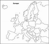 Europe Map Coloring Printable Choose Board Blank Travelquaz European sketch template