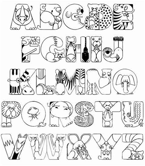 alphabet coloring book printable   luxury alphabet coloring