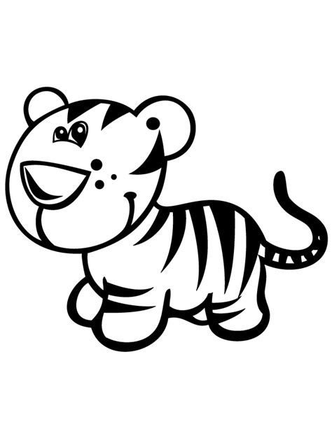 baby tiger coloring pages coloring home