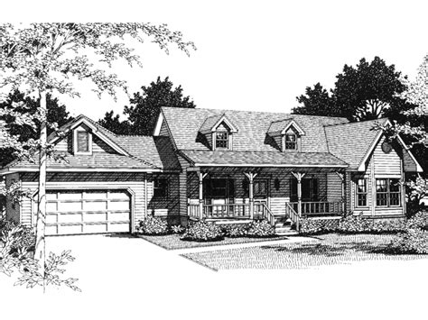 butler  cape  ranch home plan   search house plans