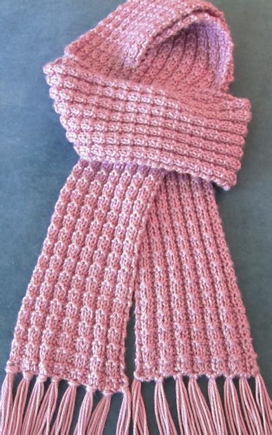 Double Knit Scarf Patterns Free