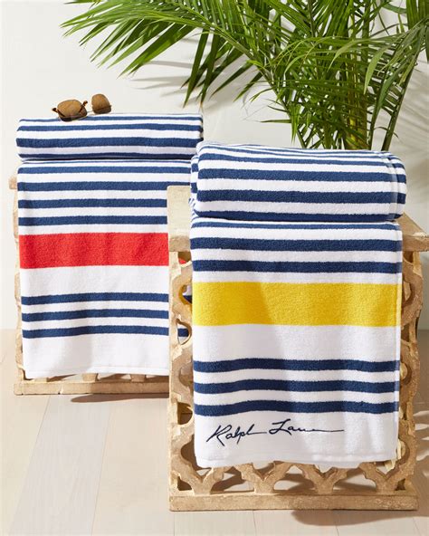 ralph lauren home healy stripe beach towel neiman marcus
